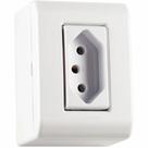 Caixa de Sobrepor Tomada 2P + T 10A Sistema X 57304002 - Tramontina
