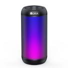 Caixa de Som 1HORA Portatil Bluetooth com Led Preto BOC242