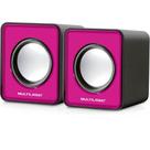 Caixa de Som 2.0 Multi Mini 3w Rms USB p/ Notebook Rosa - SP198 Caixa de Som 2.0 Multi Mini 3w Rms USB p/ Notebook Rosa - SP198