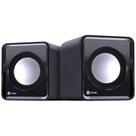 Caixa De Som 2.0 Usb 5v 2x 1w Com Controlador De Volume -