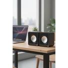 Caixa de Som 2.0 USB P2 3W RMS Preta