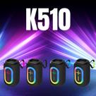 Caixa De Som 20W Bluetooth Resistente a água IPX6 Bateria Até10 Horas Kimaster K510 Caixa De Som 20W Bluetooth Resistente a água IPX6 Bateria Até10 Horas Kimaster K510
