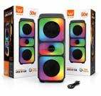 Caixa De Som 50w Rgb Altomex Al-3629 Cor Preto