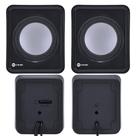 Caixa de Som Alto Falante Alta Qualidade Vinik Com Controle de Volume P2 2.0 5v 1w 2.0 USB Cor Preto