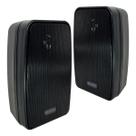 Caixa De Som Ambiente 70W 8Ohms Pretas Resistente à Água com Tela Metálica Externos e internos-Leson
