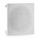 Caixa de Som Ambiente de Embutir 8'' Arandela Três Vias Quadrada 150W 8 Ohms Telar Alumínio Branca F