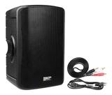 Caixa De Som Amplificada 15 Polegadas 250W Com Bluetooth Para Palestra Violão Guitarra Microfone