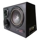 Caixa De Som Amplificada Corzus 300W Woofer Preto USB SD FM