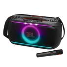 Caixa de Som Amplificada JBL PartyBox OntheGo 2 100W Bluetooth com Microfone Preto