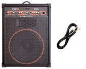 Caixa de som Amplificada Multiuso TRX15 120 W RMS CABO P10