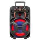Caixa de Som AMVOX ACA221 Gigante Bluetooth, USB, Cartão SD, P2, Radio FM, LED Potente com Grave Explosivo Carnaval 200W