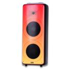 Caixa de Som Amvox Party Vox 2000W RMS Bluetooth com LED e 2 Woofers Bivolt