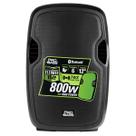 Caixa De Som Ativa Elevate 112 800w Com Bluetooth Display MP3 USB TWS Probass Bivolt