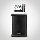 Caixa de Som Ativa KSR K1 Compact 250W com Microfone Sem Fio Preto
