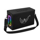 Caixa de Som Bluetooth 120W Premium LED RGB com Alça Preto Caixa de Som Bluetooth 120W Premium LED RGB com Alça Preto