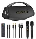 Caixa De Som Bluetooth 380w Prova D'água Rgb Nuoma NM-IP501
