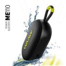 Caixa de Som Bluetooth 5.3Portátil Bateria até 12h WAAW ME 110 6W RMS IPX7 Tecnologia TWS, Microfone Integrado Preto e Verde