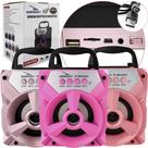 Caixa de Som Bluetooth 6 WATTS com Entrada SD CARD USB P2 FM Bivolt Rosa D-BH1064 D-BH1064 Grasep Caixa de Som Bluetooth 6 WATTS com Entrada SD CARD USB P2 FM Bivolt Rosa D-BH1064 D-BH1064 Grasep