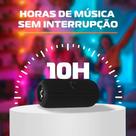 Caixa de Som Bluetooth Amet Box Encore 30W, IPX6, Bateria 10h, Estéreo 2.0, USB TF Preto
