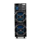 Caixa de Som Bluetooth Amplificada Amvox Aca 1402 Titan Black Preta com Led Bivolt Caixa de Som Bluetooth Amplificada Amvox Aca 1402 Titan Black Preta com Led Bivolt