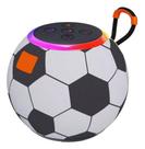 Caixa de Som Bluetooth Bola de Futebol LED RGB Portátil KPBM KA-8508