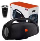 Caixa de som Bluetooth boomsbox 35cm + Copo termico 473 ml brinde