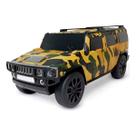 Caixa de Som Bluetooth Carro Off-Road Camuflado USB LED