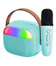 Caixa de Som Bluetooth com Karaokê Infantil e Microfone Sem Fio Potência