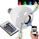 Caixa De Som Bluetooth Com Lâmpada Led Integrada E Controle