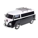 Caixa de Som Bluetooth Fusca Preto USB Vintage Potente