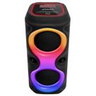 Caixa De Som Bluetooth Led Rgb Usb Fm Tws 50w Xtrad 110 220v