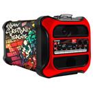 Caixa de Som Bluetooth/ Micro SD/ Auxiliar (P2)/ Microfone (P10)/ USB - Telefunken