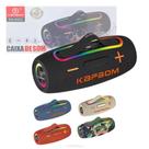 Caixa de Som Bluetooth Portátil À Prova D'agua 20W BASS LED TWS Kapbom KA-8422 Caixa de Som Bluetooth Portátil À Prova D'agua 20W BASS LED TWS Kapbom KA-8422
