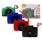 Caixa de Som Bluetooth Portátil Formato Câmera Fotográfica 8W Altomex AL-8852 Caixa de Som Bluetooth Portátil Formato Câmera Fotográfica 8W Altomex AL-8852