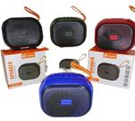 Caixa De Som Bluetooth Portátil Rádio Fm Usb Cartão Sd Tws Cor:Azul