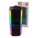 Caixa de Som Bluetooth Potente 30W Com Led - Entrada para Microfone, e Entrada USB