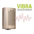 Caixa De Som Bluetooth Sem Fio 36w Super Bass, 3 Modos Vibra Posh Dourado Caixa De Som Bluetooth Sem Fio 36w Super Bass, 3 Modos Vibra Posh Dourado