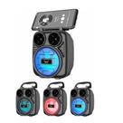 Caixa De Som Bluetooth Sem Fio Portátil Potente Cartão Usb Mp3 Fm Com Led