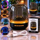 Caixa De Som Bluetooth Sem Fio RGB Portátil Multifuncional Para Celular Caixa Potente LED Inox