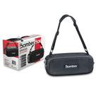 Caixa de Som BomberBox Black Portátil c/ Alça Bluetooth