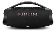 Caixa De Som Boombox Aiwa Aws-bbs-01-b Bluetooth Ip66 Tws Cor Preto 127/220v