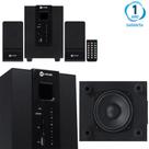 Caixa de Som com Bluetooth 20W Subwoofer Cabo p2 In Aux Usb Cartão SD Garantia de 1 Ano