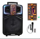Caixa de som com Led e Microfone