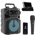 Caixa de Som com Microfone KTS Connect Lights Plus 1513 Bluetooth Amplificada Portátil USB