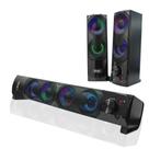 Caixa de Som Computador Notebook Soundbar Potente Led Premiu - Knup