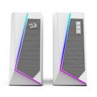 Caixa de som gamer anvil gs520w rgb branca redragon