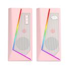 Caixa de Som Gamer Anvil RGB GS520P Rosa