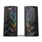 Caixa de som gamer cipher rgb gs522 preto redragon