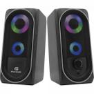 Caixa de Som Gamer Multimídia Fortrek Black Hawk RGB Preta
