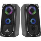 Caixa de Som Gamer Multimídia para PC 2.0 Fortrek Black Hawk com RGB Caixa de Som Gamer Multimídia para PC 2.0 Fortrek Black Hawk com RGB